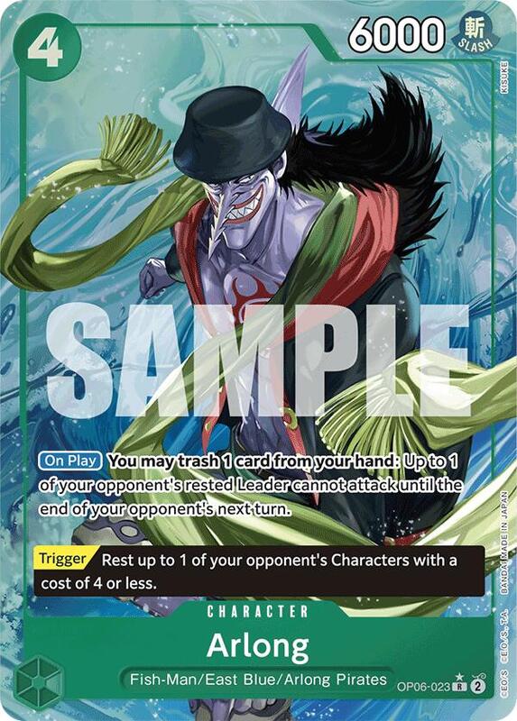 Arlong (OP06-23) (Alternate Art) PRB01