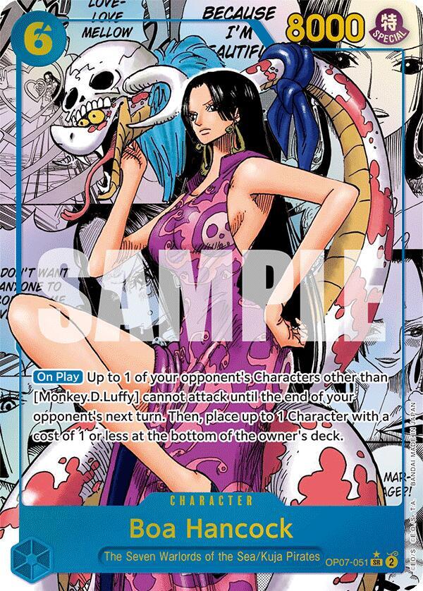 Boa Hancock OP07-051 SR (Parallel Manga)