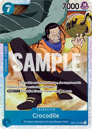 Crocodile OP01-067 SR