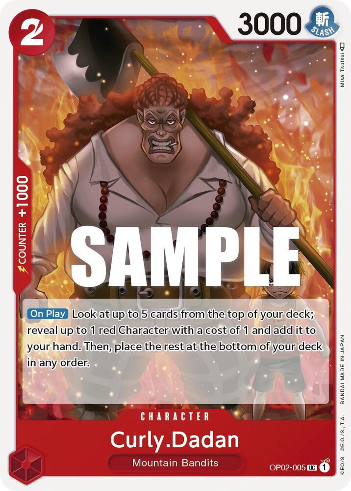 Curly Dadan OP02-005 UC