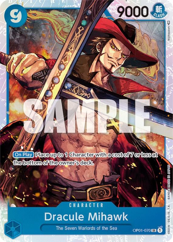 Dracule Mihawk OP01-070 SR