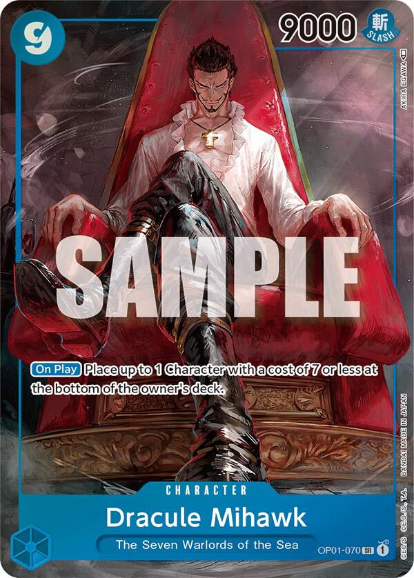 Dracule Mihawk OP01-070 SR (Parallel)
