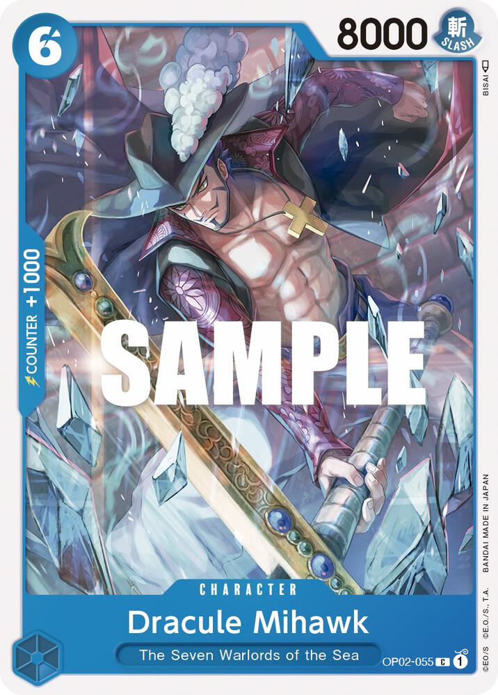 Dracule Mihawk OP02-055 C