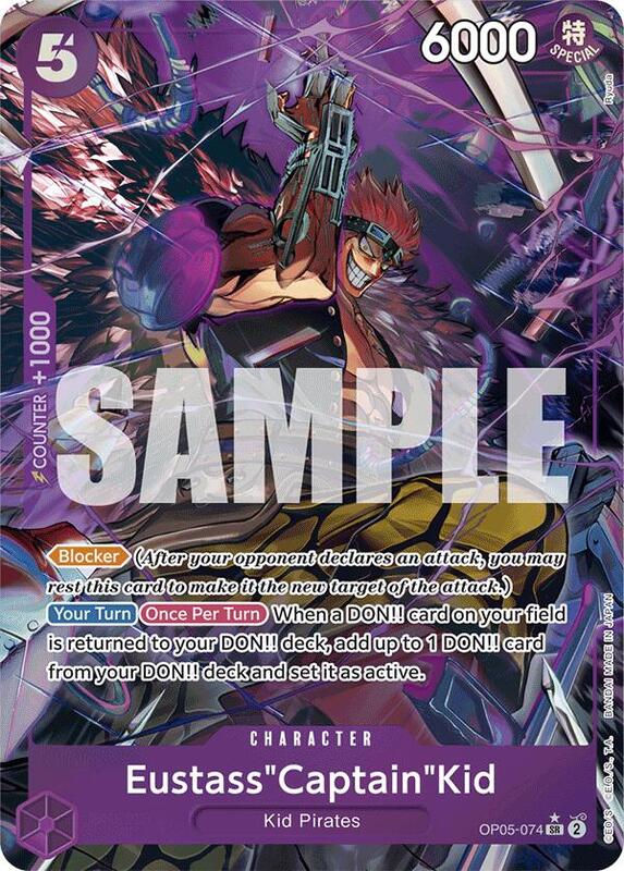 Eustass Captain Kid (OP05-074) (Parallel Alt.) PRB01