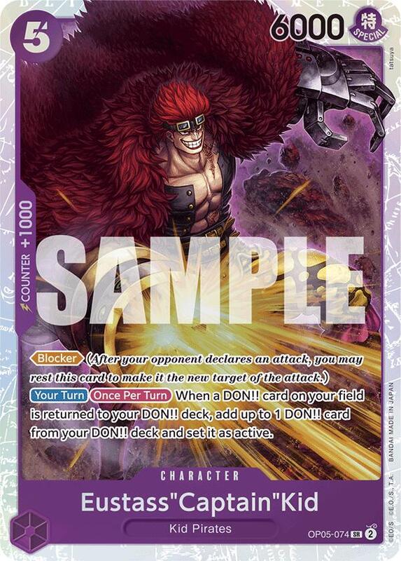 Eustass Captain Kid (OP05-074) (Reprint) PRB01