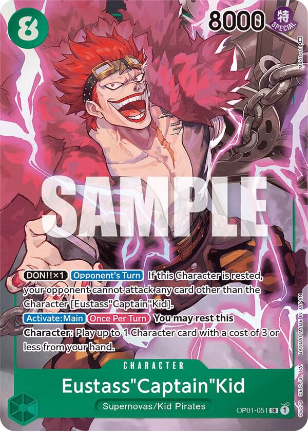 Eustass "Captain" Kid OP01-051 SR (Parallel)