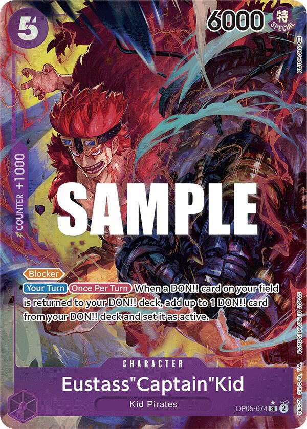 Eustass Captain Kid OP05-074 SR (Paralle)