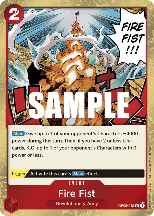 Fire Fist OP05-019 R