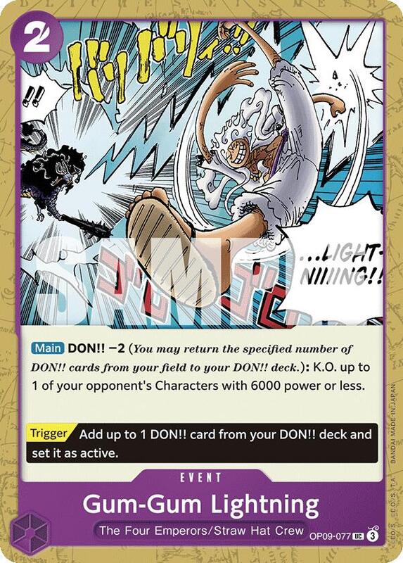 Gum-Gum Lightning OP09-077 UC