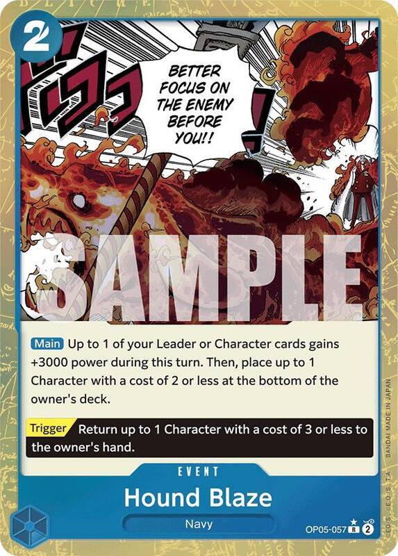 Hound Blaze (OP05-057) (Textured Foil) PRB01