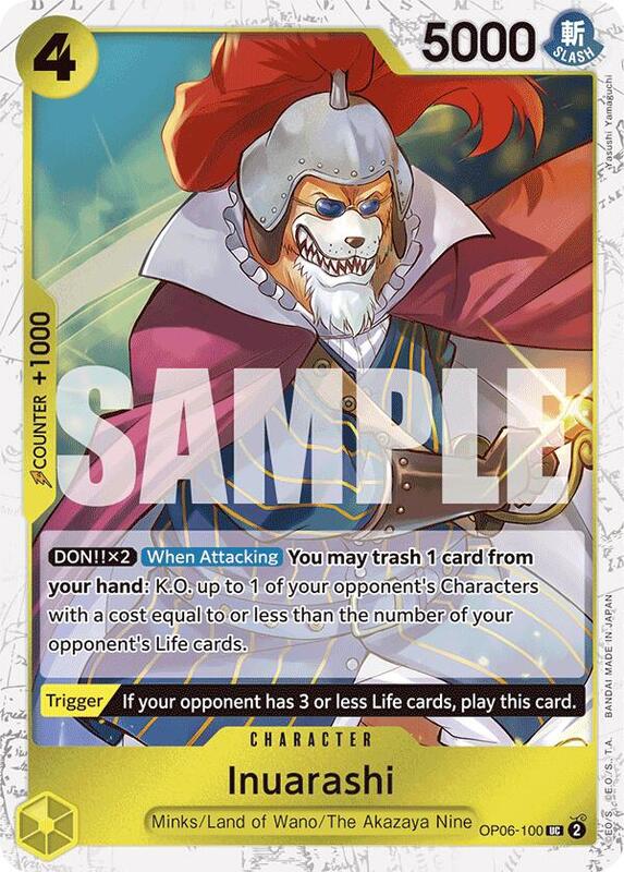 Inuarashi (OP06-100) (Reprint) PRB01