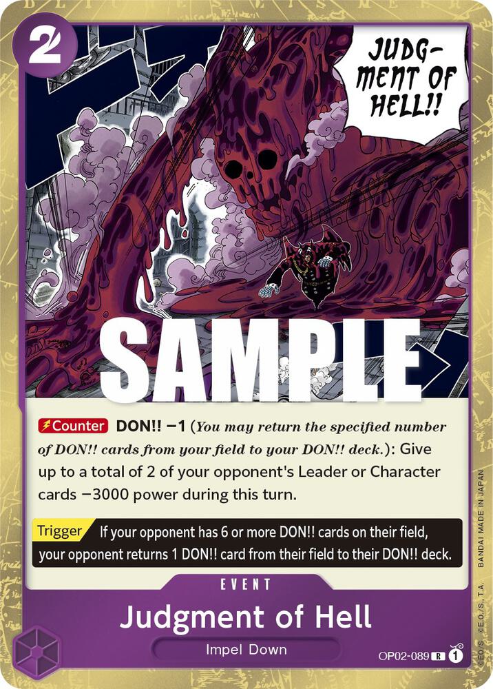 Judgment of Hell OP02-089 R