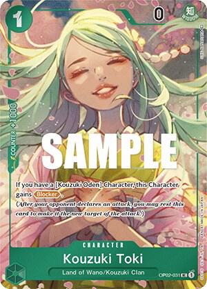 Kouzuki Toki OP02-031 UC (Box Topper Foil)