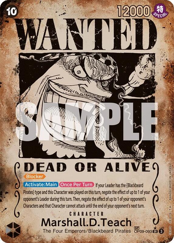 Marshall.D.Teach OP09-093 SR (Wanted Poster)