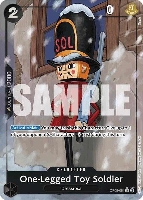 One-Legged Toy Soldier (OP05-081) (Full Art) PRB01
