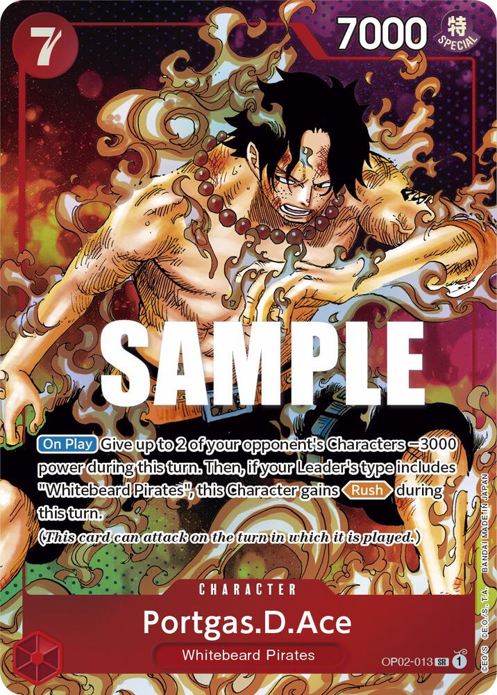 Portgas D. Ace OP02-013 SR (Parallel)