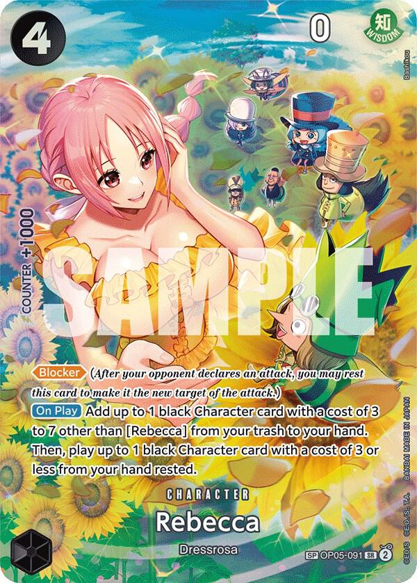 Rebecca OP06-OP05-91 SR (Alt. Art) (SP)