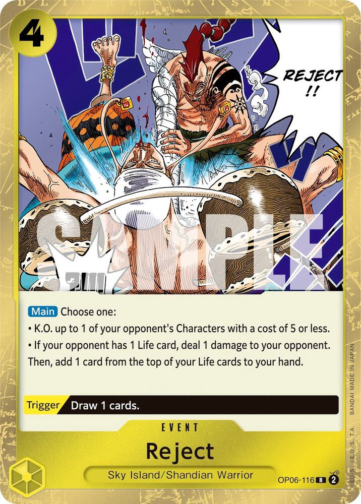 Reject OP06-116 R