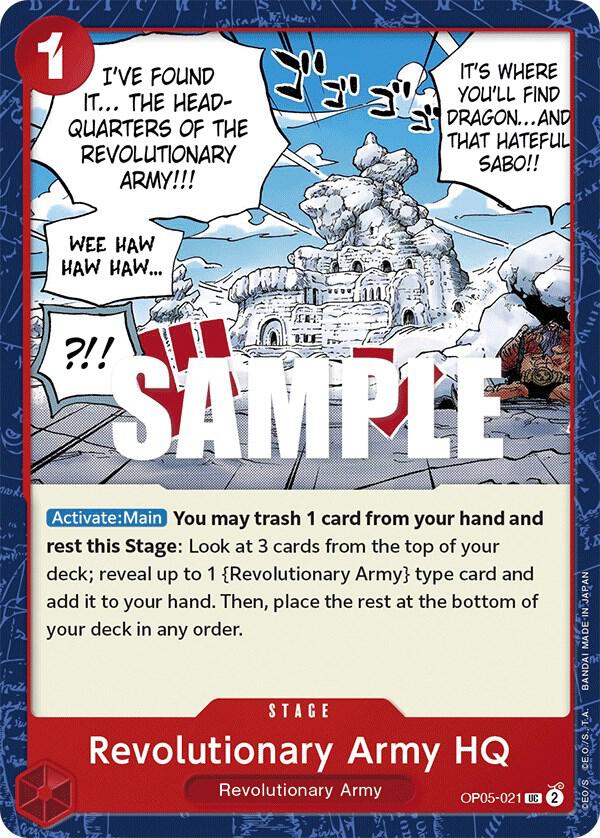 Revolutionary Army HQ OP05-021 UC