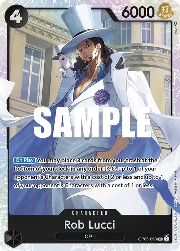 Rob Lucci OP05-093 SR