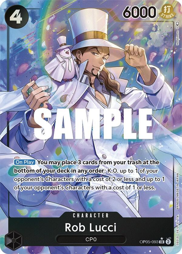 Rob Lucci OP05-093 SR (Parallel)