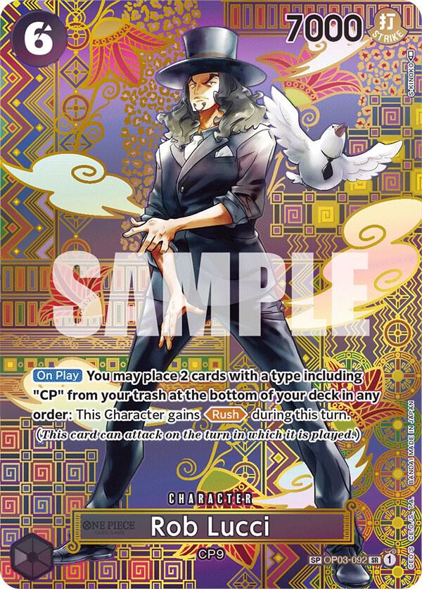 Rob Lucci OP05-OP03-92 SR (Alt. Art) (SP)