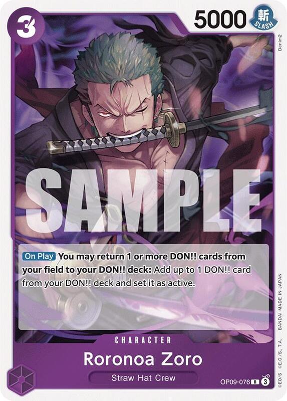 Roronoa Zoro OP09-076 R