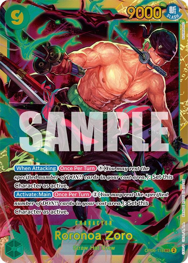 Roronoa Zoro OP06-118 SEC