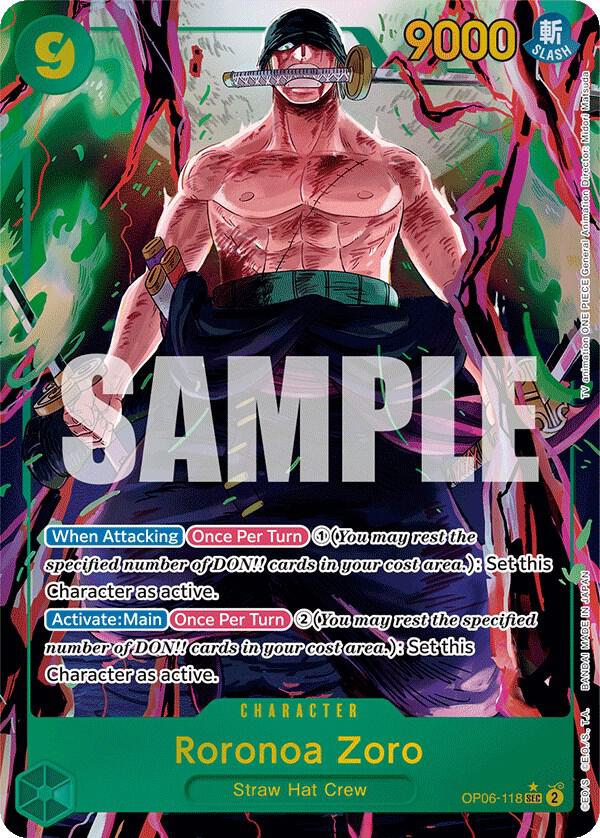 Roronoa Zoro OP06-118 SEC (Parallel)