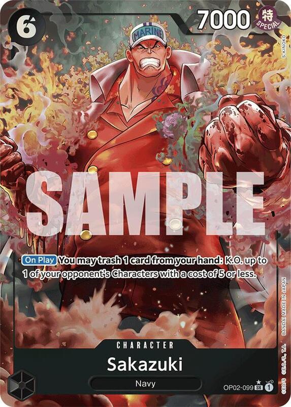 Sakazuki (OP02-099 (Parallel Alt.) PRB01
