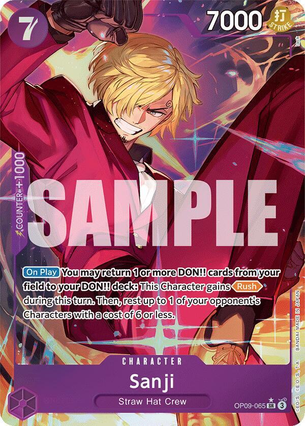Sanji OP09-065 SR (Parallel)