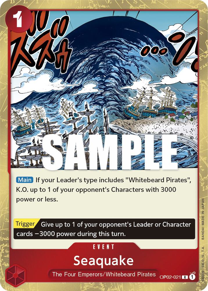 Seaquake OP02-021 R