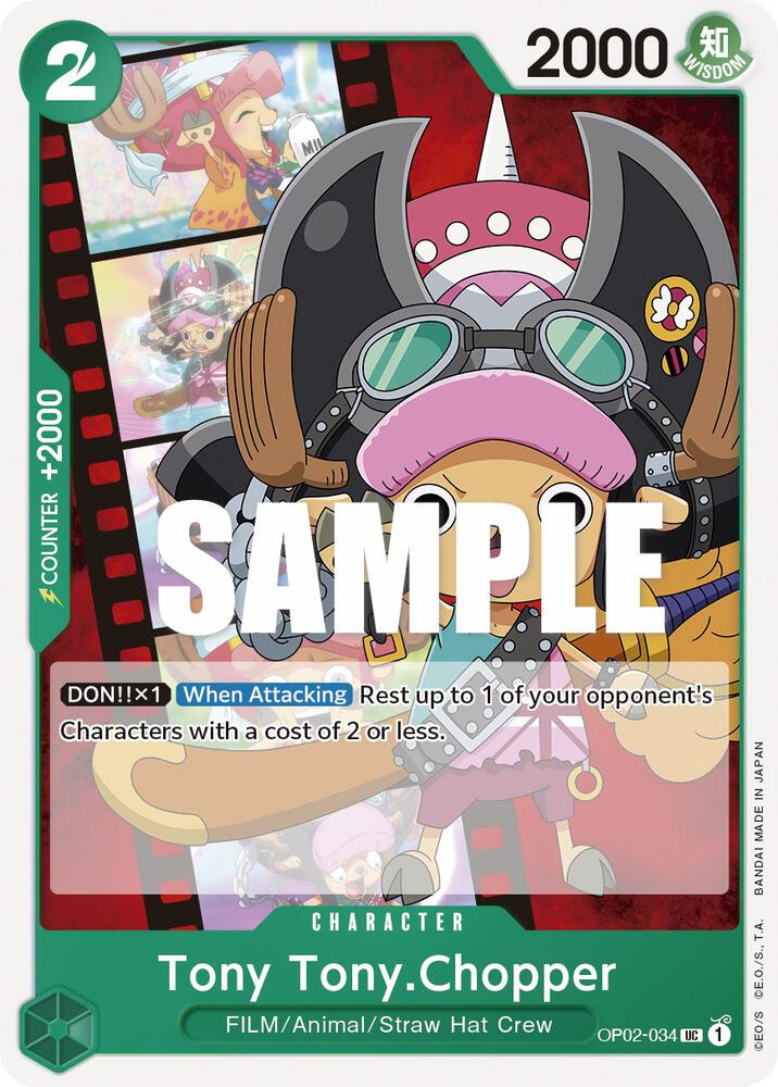 Tony Tony Chopper OP02-034 UC