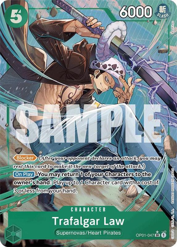 Trafalgar Law (OP01-047) (Alternate Art) PRB01