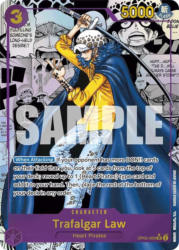 Trafalgar Law (OP05-069) (Parallel Manga) (Reprint) PRB01