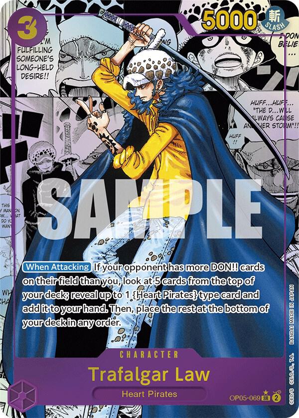 Trafalgar Law OP05-069 SR (Parallel Manga)