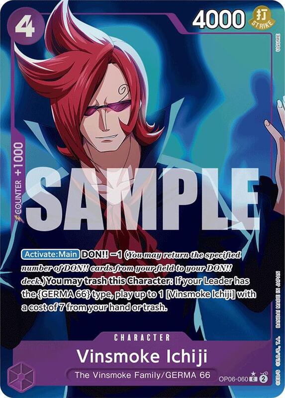 Vinsmoke Ichiji (OP06-060) (Full Art) PRB01