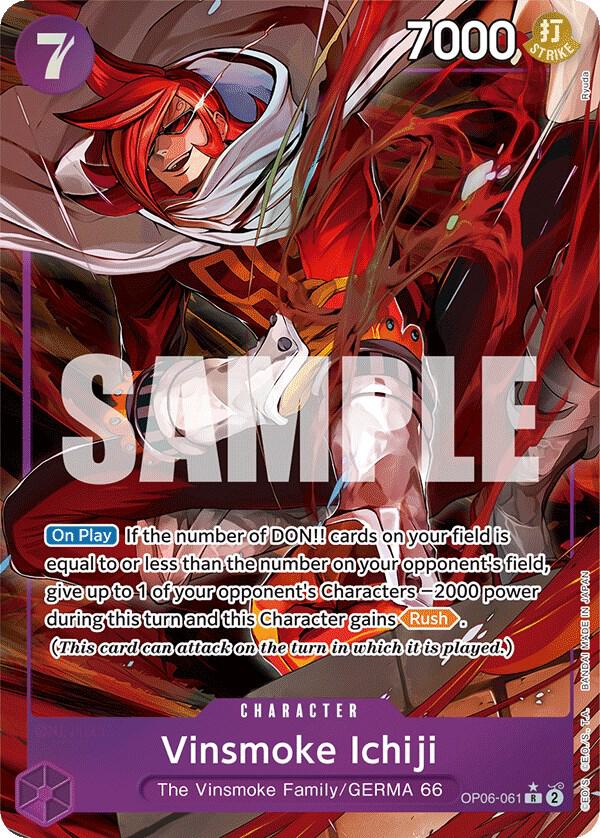 Vinsmoke Ichiji OP06-061 R (Parallel)