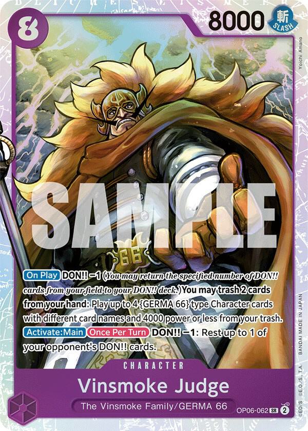 Vinsmoke Judge OP06-062 SR