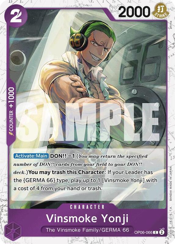 Vinsmoke Yonji (OP06-066) (Jolly Roger Foil) PRB01