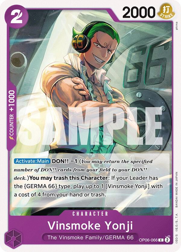 Vinsmoke Yonji (OP06-066) (Reprint) PRB01