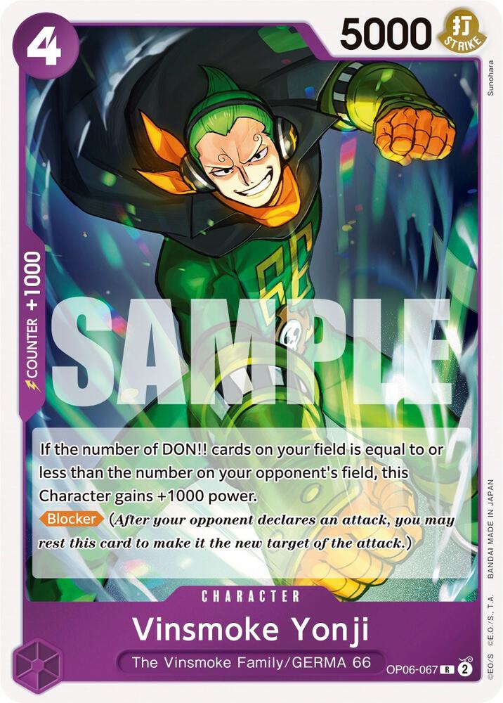 Vinsmoke Yonji (OP06-067) (Reprint) PRB01