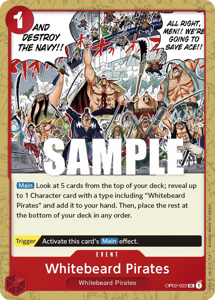 Whitebeard Pirates OP02-022 UC