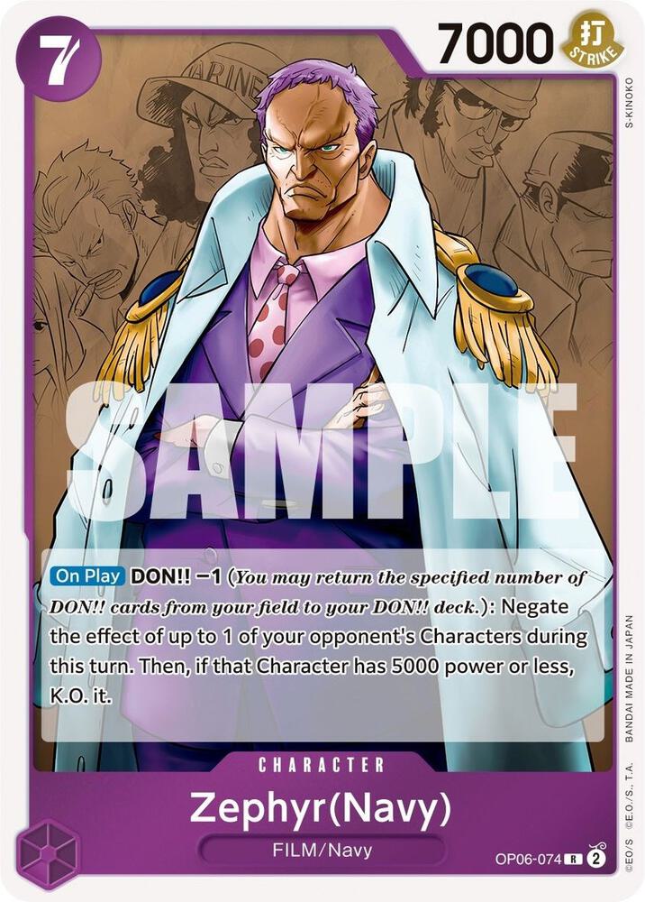 Zephyr(Navy) OP06-074 R