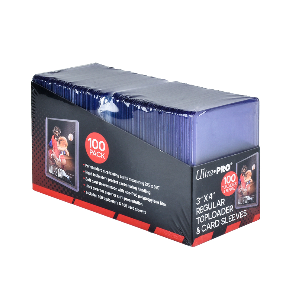 Ultra PRO 3" x 4" Regular Toploaders & Penny Sleeves (100 count retail pack)