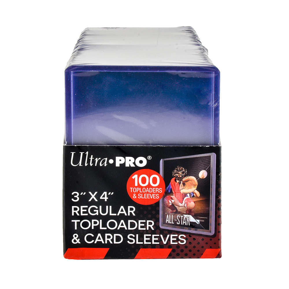 Ultra PRO 3" x 4" Regular Toploaders & Penny Sleeves (100 count retail pack)