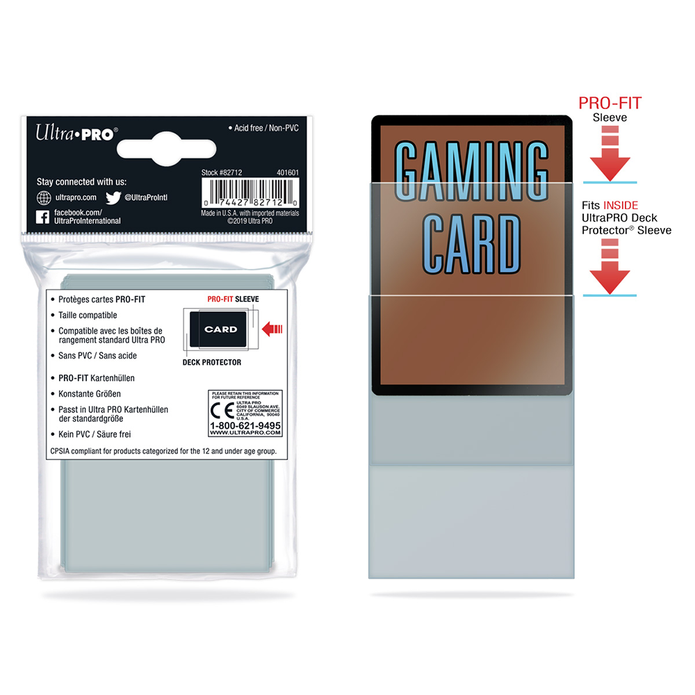 Ultra PRO PRO-Fit Standard Size Deck Protector sleeves 100ct