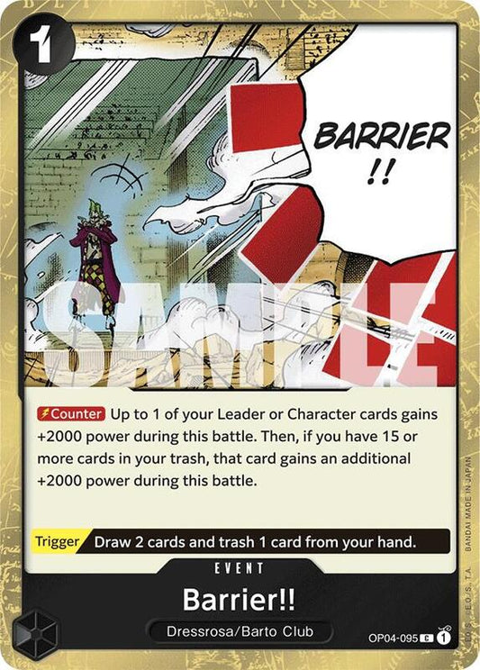 Barrier!! (OP04-095) (Jolly Roger Foil) PRB01