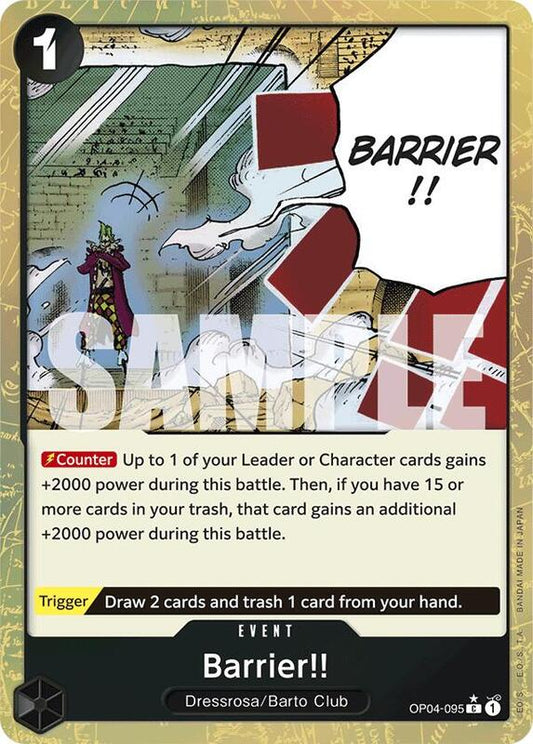 Barrier!! (OP04-095) (Textured Foil) PRB01