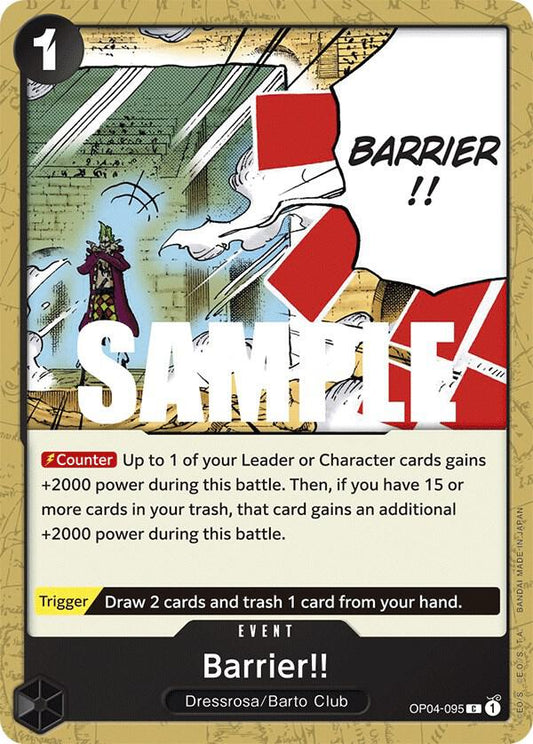 Barrier!! (OP04-095) (Reprint) PRB01